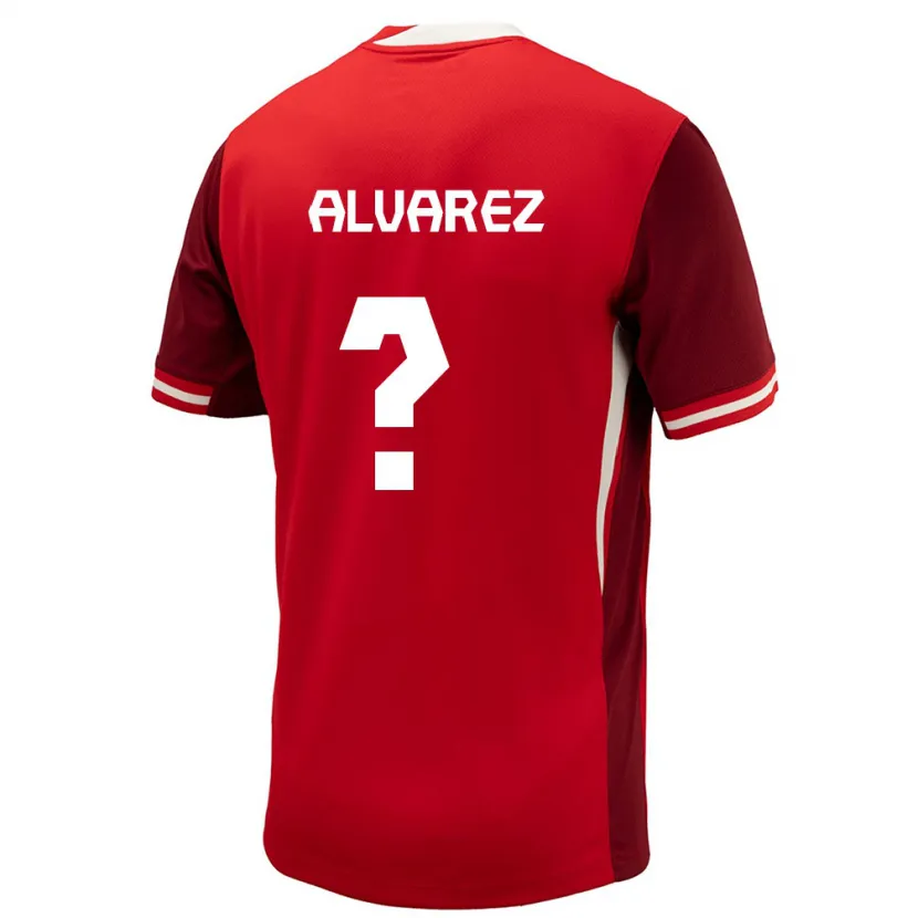 Danxen Herren Kanada Jordan Alvarez #0 Rot Heimtrikot Trikot 24-26 T-Shirt Schweiz