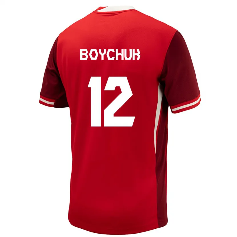 Danxen Herren Kanada Tanya Boychuk #12 Rot Heimtrikot Trikot 24-26 T-Shirt Schweiz