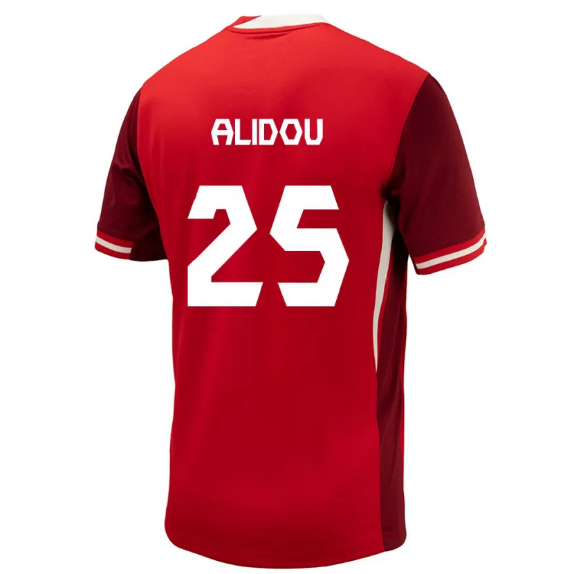 Danxen Herren Kanada Marie-Yasmine Alidou #25 Rot Heimtrikot Trikot 24-26 T-Shirt Schweiz