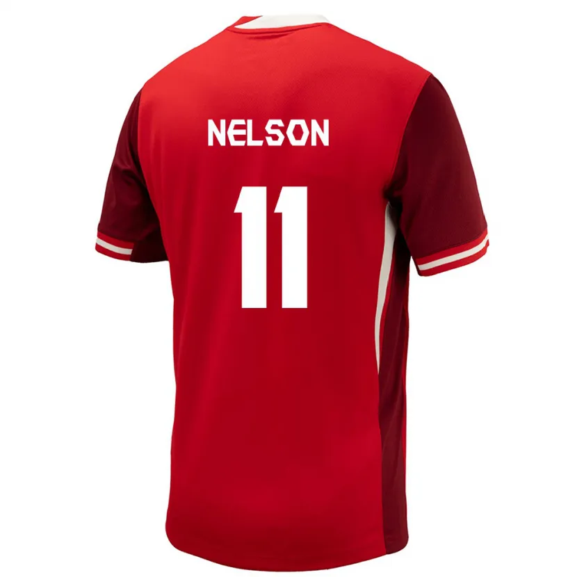 Danxen Herren Kanada Jayden Nelson #11 Rot Heimtrikot Trikot 24-26 T-Shirt Schweiz