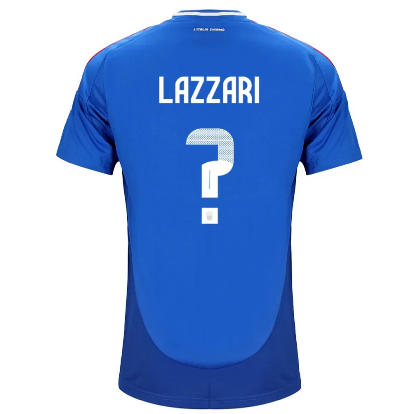 Danxen Herren Italien Manuel Lazzari #0 Blau Heimtrikot Trikot 24-26 T-Shirt Schweiz