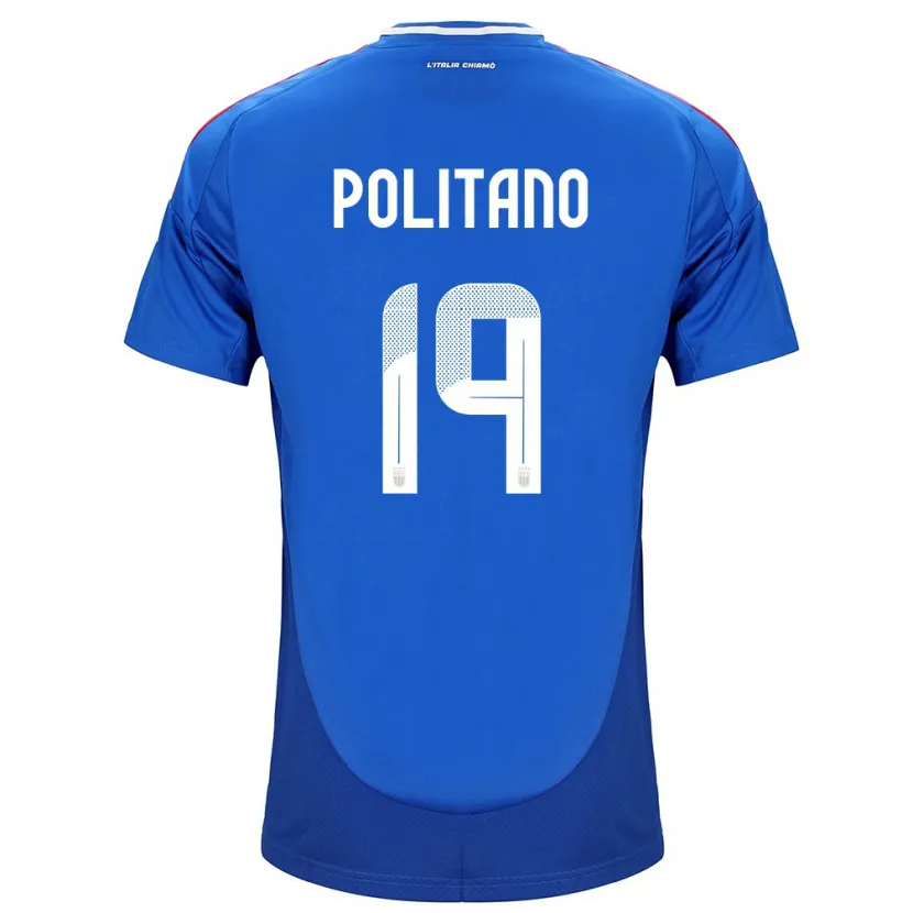 Danxen Herren Italien Matteo Politano #19 Blau Heimtrikot Trikot 24-26 T-Shirt Schweiz