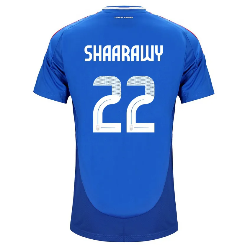 Danxen Herren Italien Stephan El Shaarawy #22 Blau Heimtrikot Trikot 24-26 T-Shirt Schweiz