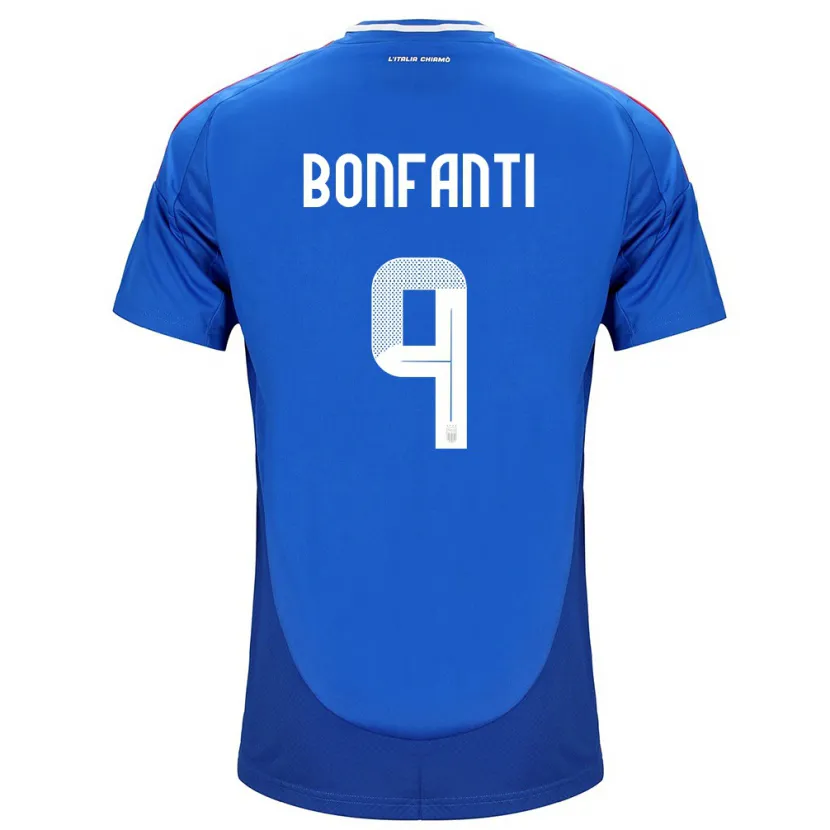 Danxen Herren Italien Nicholas Bonfanti #9 Blau Heimtrikot Trikot 24-26 T-Shirt Schweiz