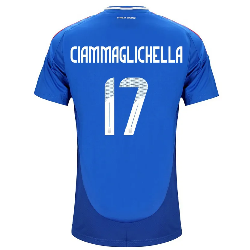 Danxen Herren Italien Aaron Ciammaglichella #17 Blau Heimtrikot Trikot 24-26 T-Shirt Schweiz