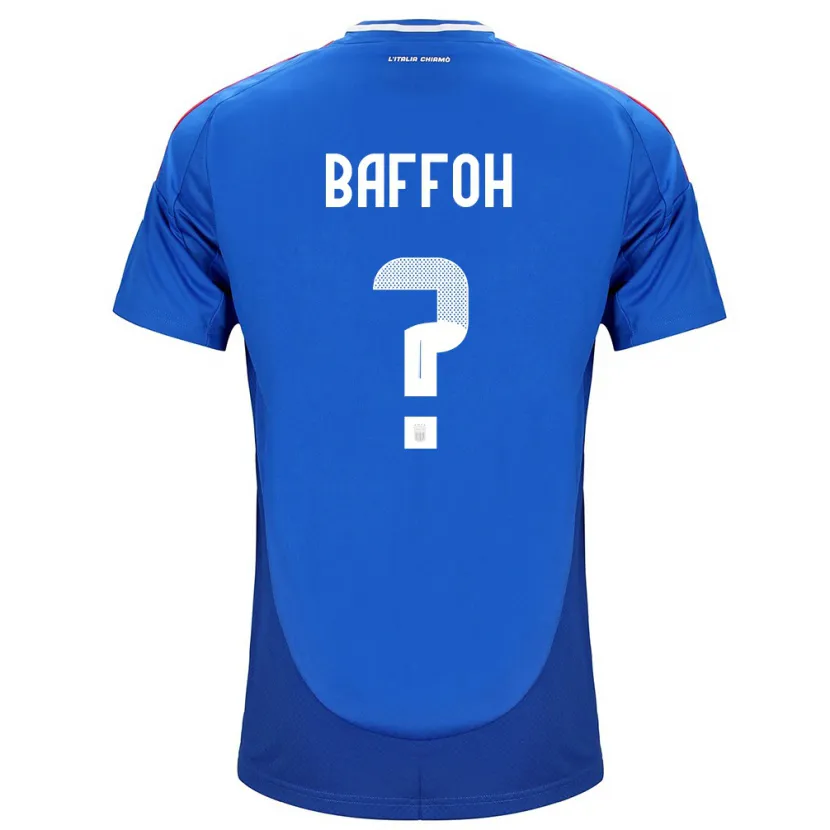 Danxen Herren Italien Jeffrey Baffoh #0 Blau Heimtrikot Trikot 24-26 T-Shirt Schweiz