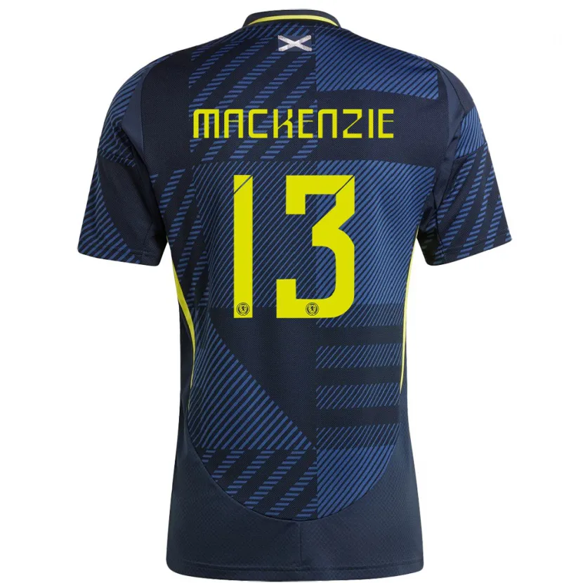 Danxen Herren Schottland Zander Mackenzie #13 Dunkelblau Heimtrikot Trikot 24-26 T-Shirt Schweiz