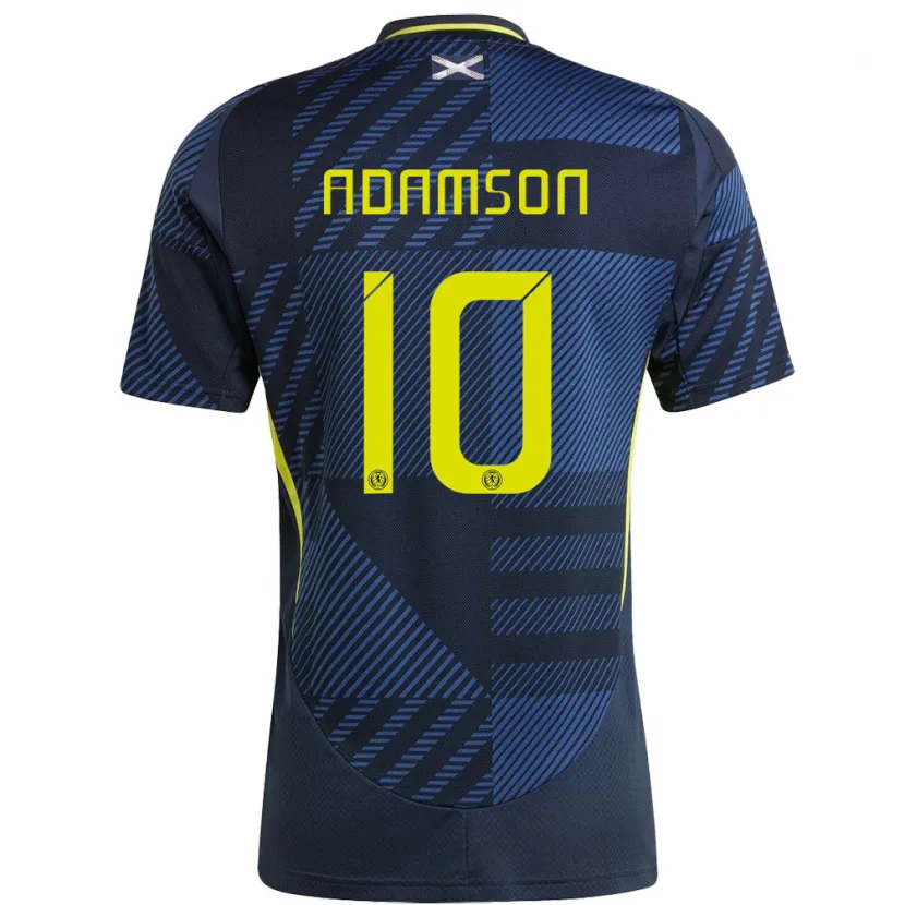 Danxen Herren Schottland Calum Adamson #10 Dunkelblau Heimtrikot Trikot 24-26 T-Shirt Schweiz