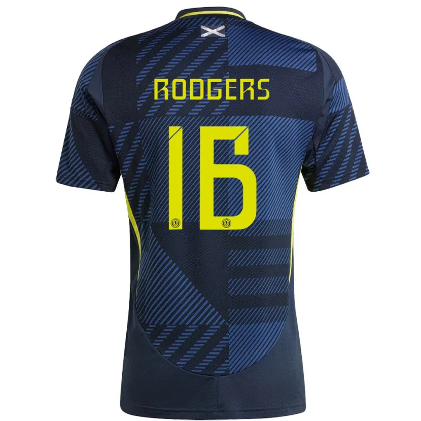 Danxen Herren Schottland Amy Rodgers #16 Dunkelblau Heimtrikot Trikot 24-26 T-Shirt Schweiz
