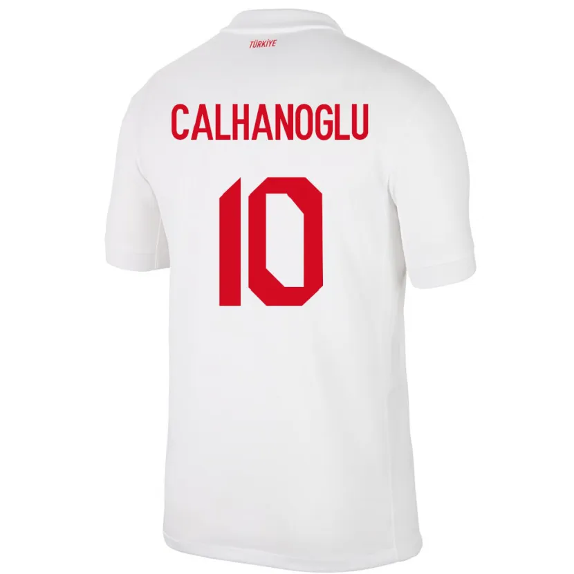 Danxen Herren Türkei Hakan Çalhanoğlu #10 Weiß Heimtrikot Trikot 24-26 T-Shirt Schweiz