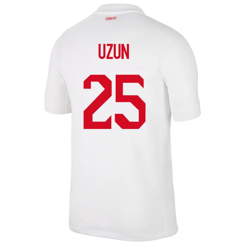 Danxen Herren Türkei Can Uzun #25 Weiß Heimtrikot Trikot 24-26 T-Shirt Schweiz