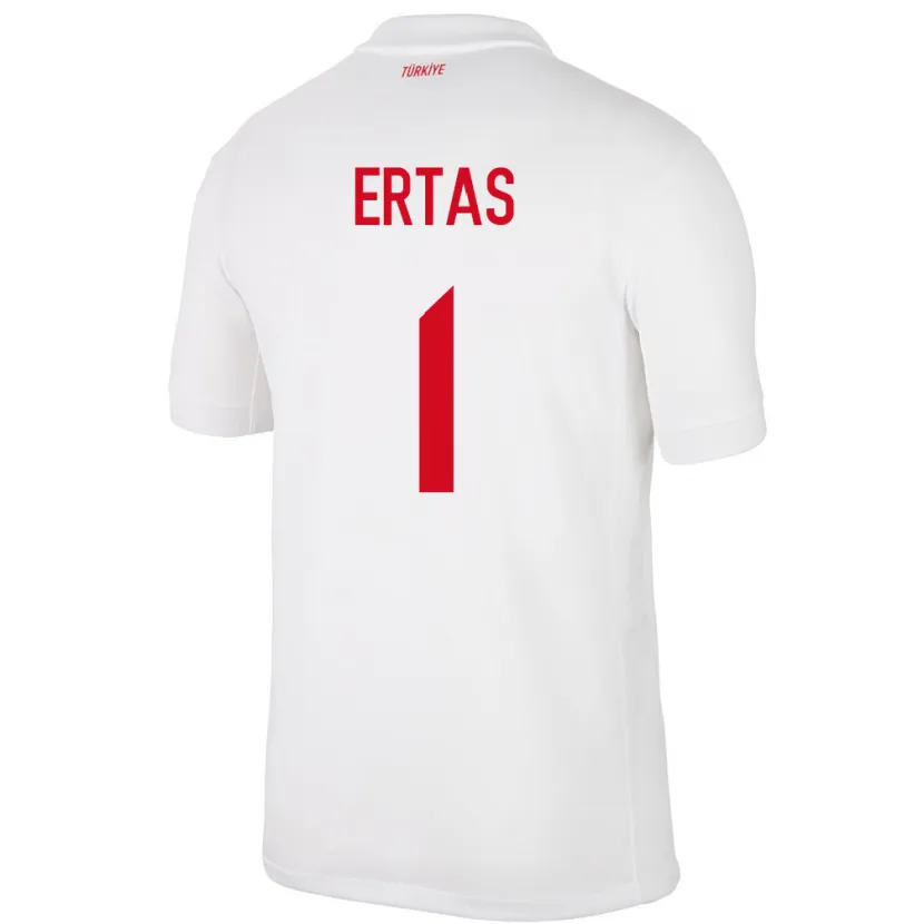 Danxen Herren Türkei Deniz Ertaş #1 Weiß Heimtrikot Trikot 24-26 T-Shirt Schweiz