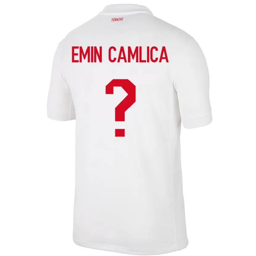 Danxen Herren Türkei Muhammed Emin Çamlıca #0 Weiß Heimtrikot Trikot 24-26 T-Shirt Schweiz