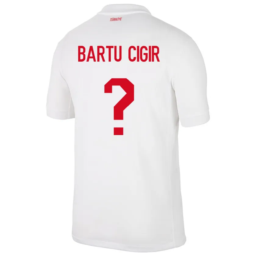 Danxen Herren Türkei Can Bartu Çığır #0 Weiß Heimtrikot Trikot 24-26 T-Shirt Schweiz
