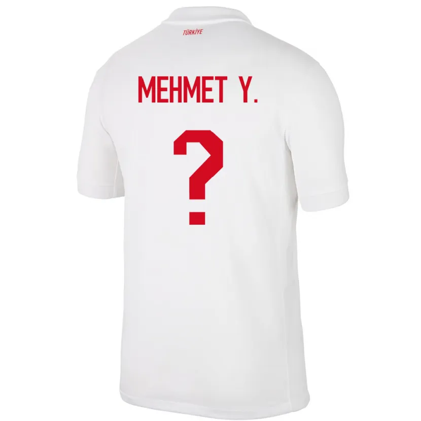Danxen Herren Türkei Mehmet Yildirim #0 Weiß Heimtrikot Trikot 24-26 T-Shirt Schweiz