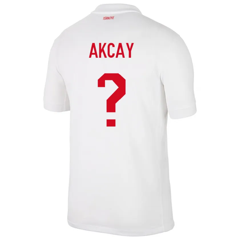 Danxen Herren Türkei Yasin Akçay #0 Weiß Heimtrikot Trikot 24-26 T-Shirt Schweiz
