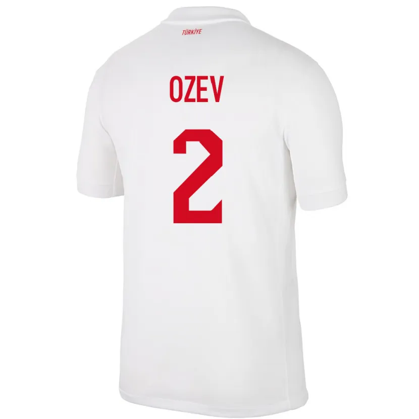 Danxen Herren Türkei Ümran Özev #2 Weiß Heimtrikot Trikot 24-26 T-Shirt Schweiz