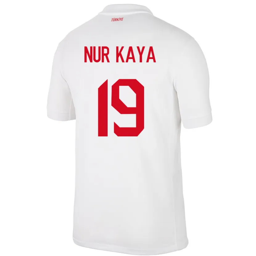 Danxen Herren Türkei Cansu Nur Kaya #19 Weiß Heimtrikot Trikot 24-26 T-Shirt Schweiz