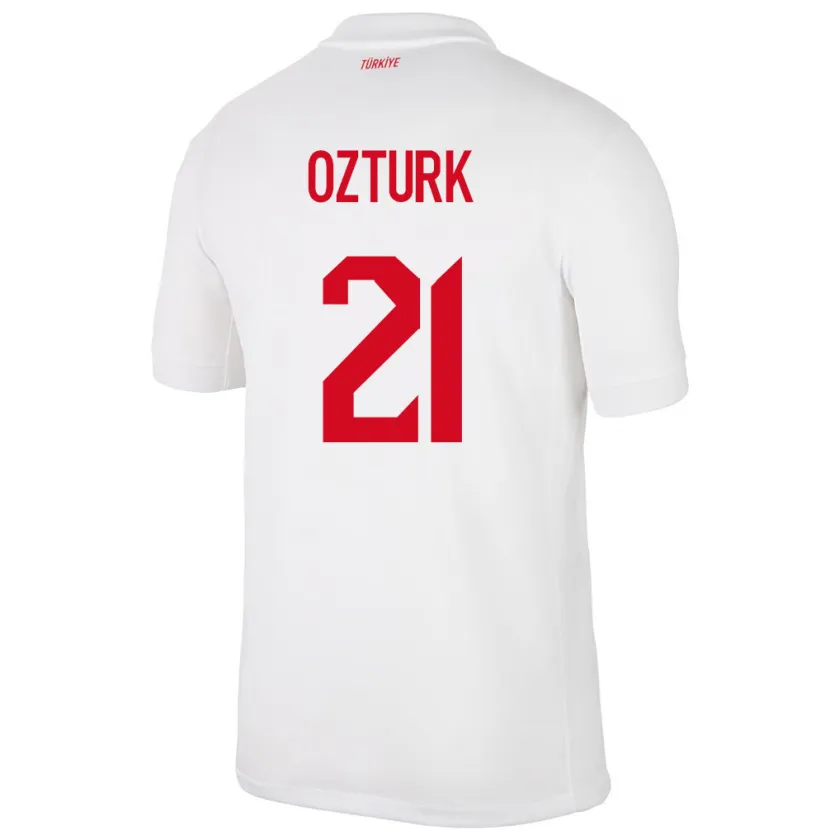 Danxen Herren Türkei Melike Öztürk #21 Weiß Heimtrikot Trikot 24-26 T-Shirt Schweiz