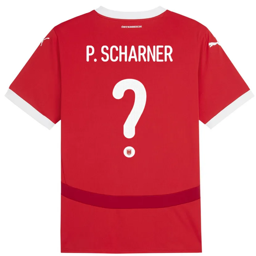 Danxen Herren Österreich Paul Scharner #0 Rot Heimtrikot Trikot 24-26 T-Shirt Schweiz