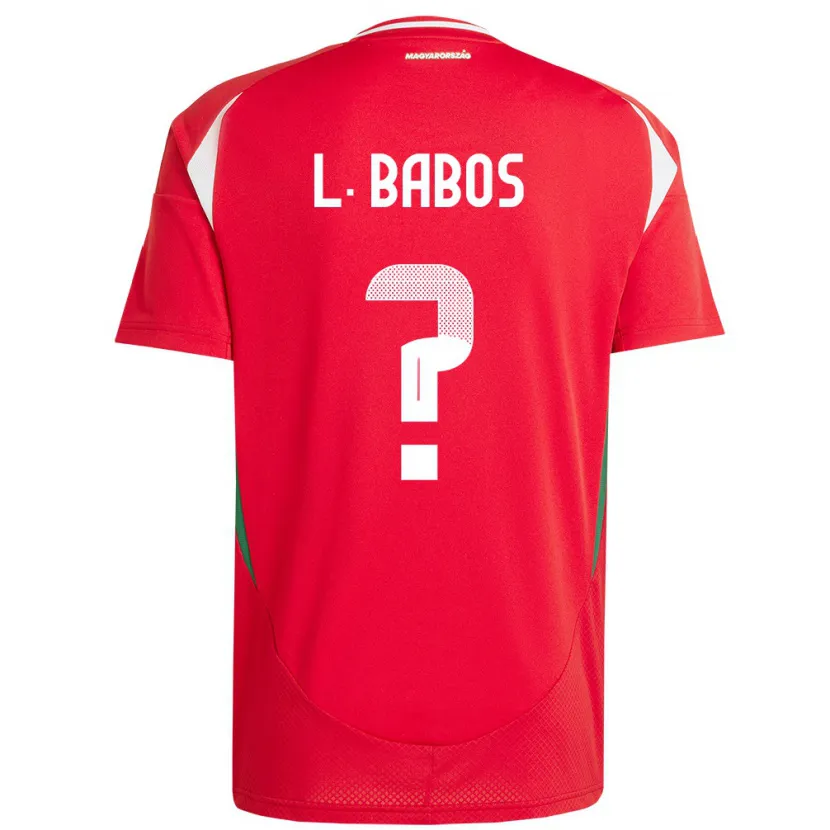 Danxen Herren Ungarn Levente Babós #0 Rot Heimtrikot Trikot 24-26 T-Shirt Schweiz
