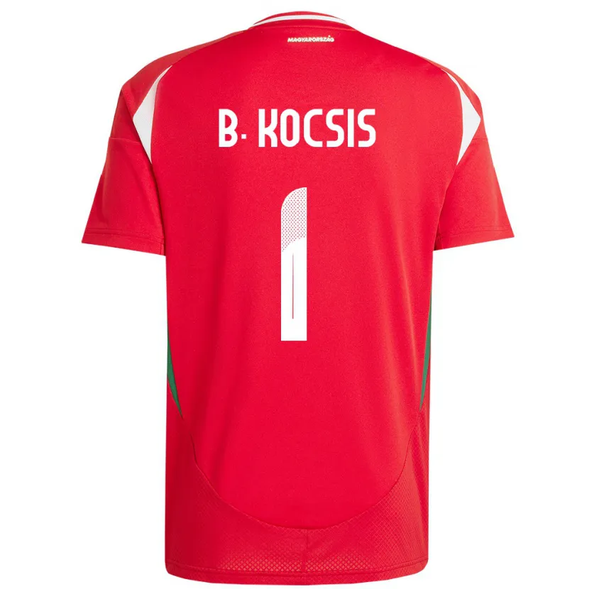 Danxen Herren Ungarn Botond Kocsis #1 Rot Heimtrikot Trikot 24-26 T-Shirt Schweiz