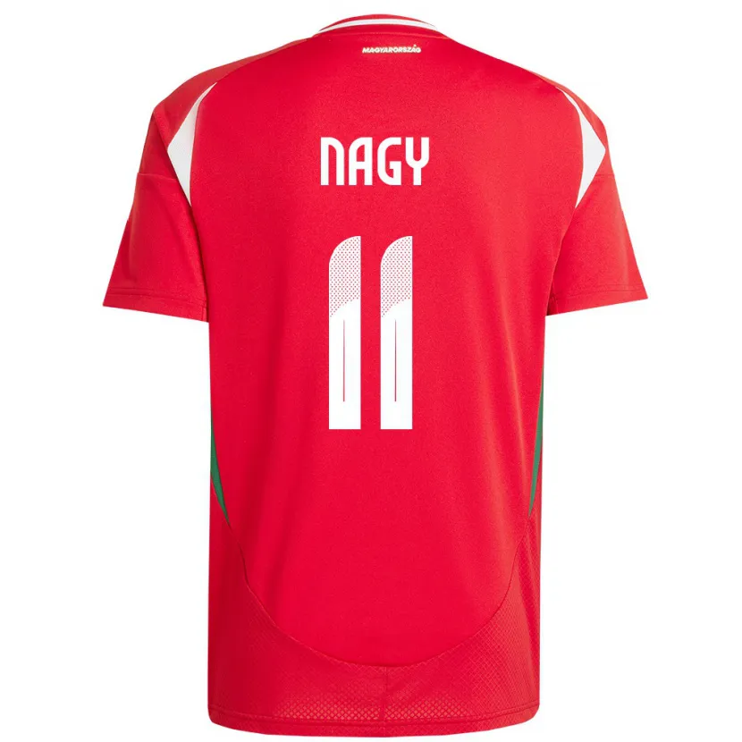Danxen Herren Ungarn Virág Nagy #11 Rot Heimtrikot Trikot 24-26 T-Shirt Schweiz