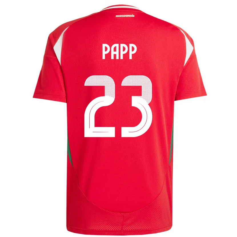 Danxen Herren Ungarn Luca Papp #23 Rot Heimtrikot Trikot 24-26 T-Shirt Schweiz