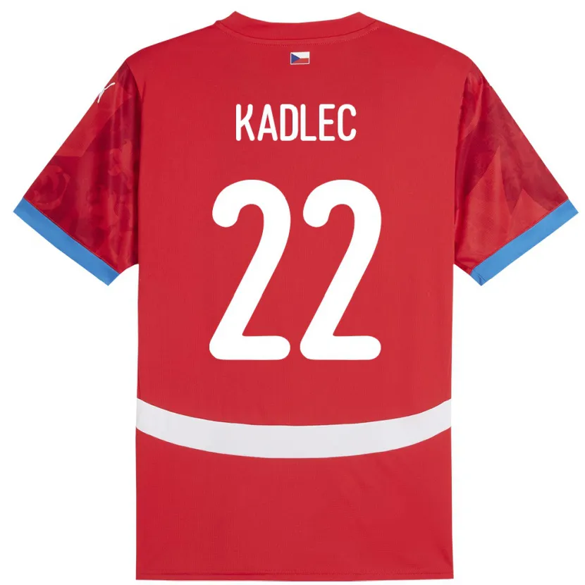 Danxen Herren Tschechien Adam Kadlec #22 Rot Heimtrikot Trikot 24-26 T-Shirt Schweiz