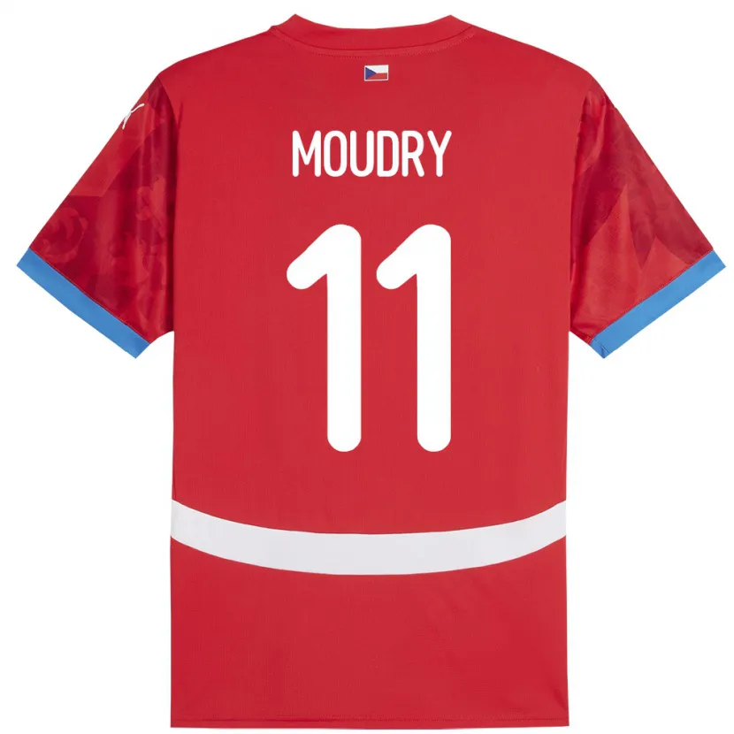 Danxen Herren Tschechien Lukas Moudry #11 Rot Heimtrikot Trikot 24-26 T-Shirt Schweiz