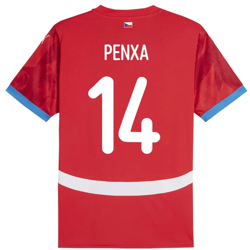 Danxen Herren Tschechien Ondrej Penxa #14 Rot Heimtrikot Trikot 24-26 T-Shirt Schweiz