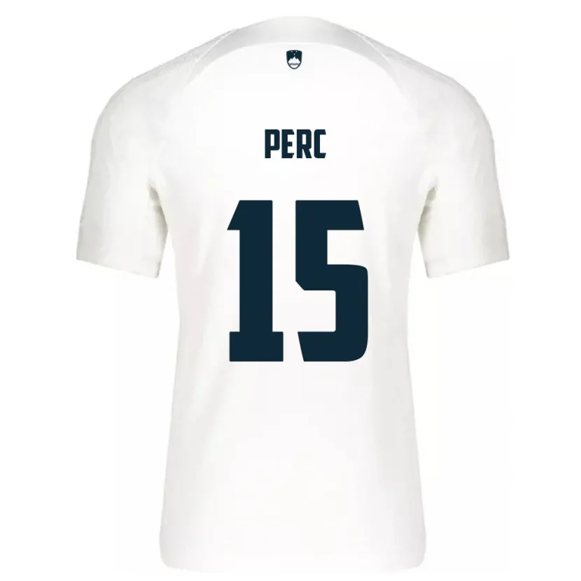 Danxen Herren Slowenien Nick Perc #15 Weiß Heimtrikot Trikot 24-26 T-Shirt Schweiz