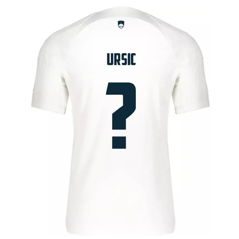 Danxen Herren Slowenien David Ursic #0 Weiß Heimtrikot Trikot 24-26 T-Shirt Schweiz