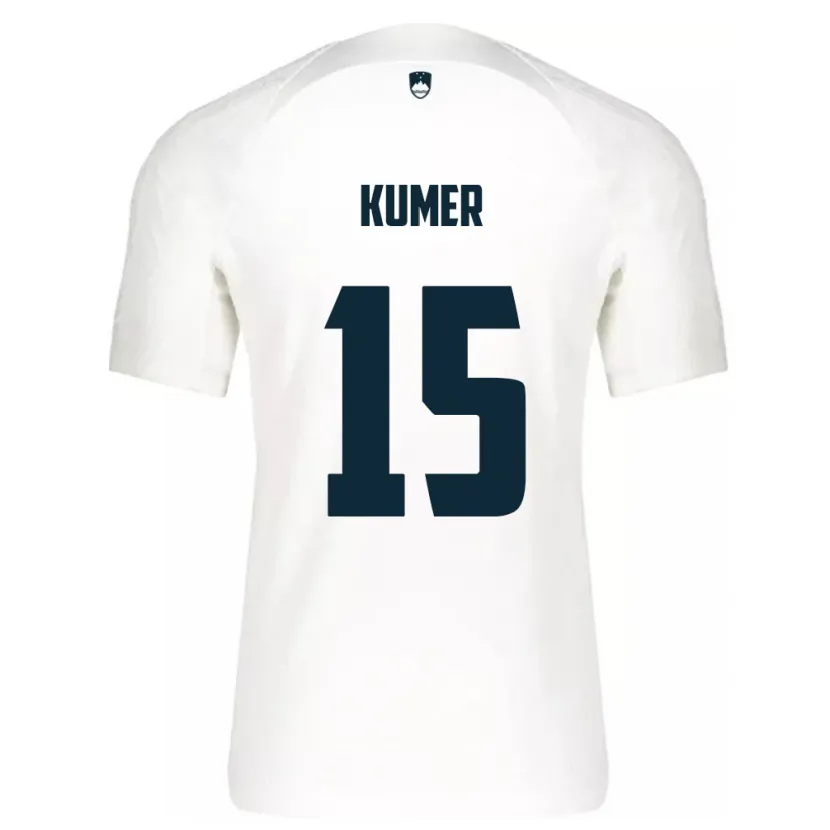 Danxen Herren Slowenien Alin Kumer #15 Weiß Heimtrikot Trikot 24-26 T-Shirt Schweiz