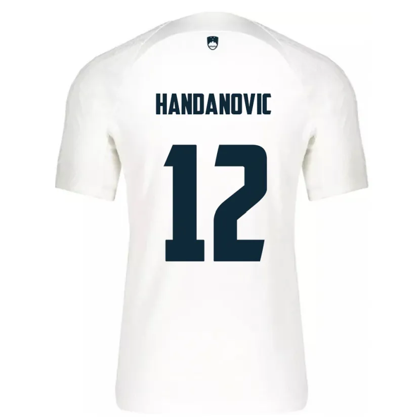 Danxen Herren Slowenien Tanej Handanovic #12 Weiß Heimtrikot Trikot 24-26 T-Shirt Schweiz