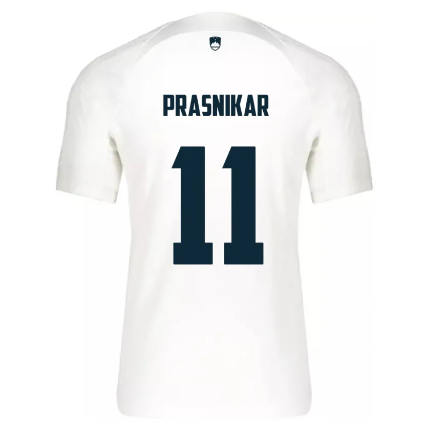 Danxen Herren Slowenien Lara Prašnikar #11 Weiß Heimtrikot Trikot 24-26 T-Shirt Schweiz