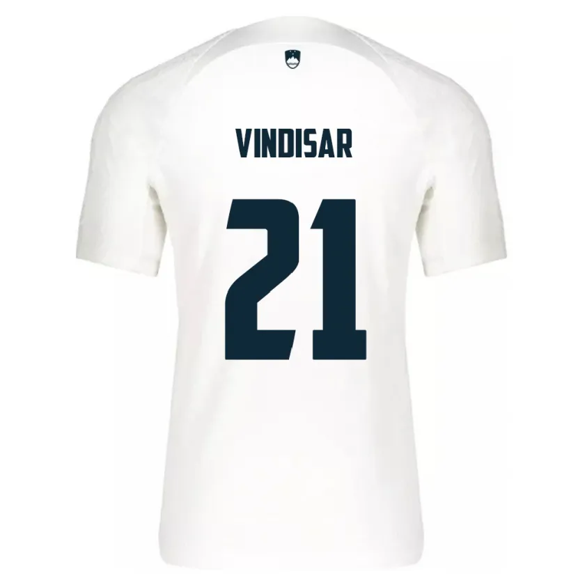 Danxen Herren Slowenien Zala Vindišar #21 Weiß Heimtrikot Trikot 24-26 T-Shirt Schweiz