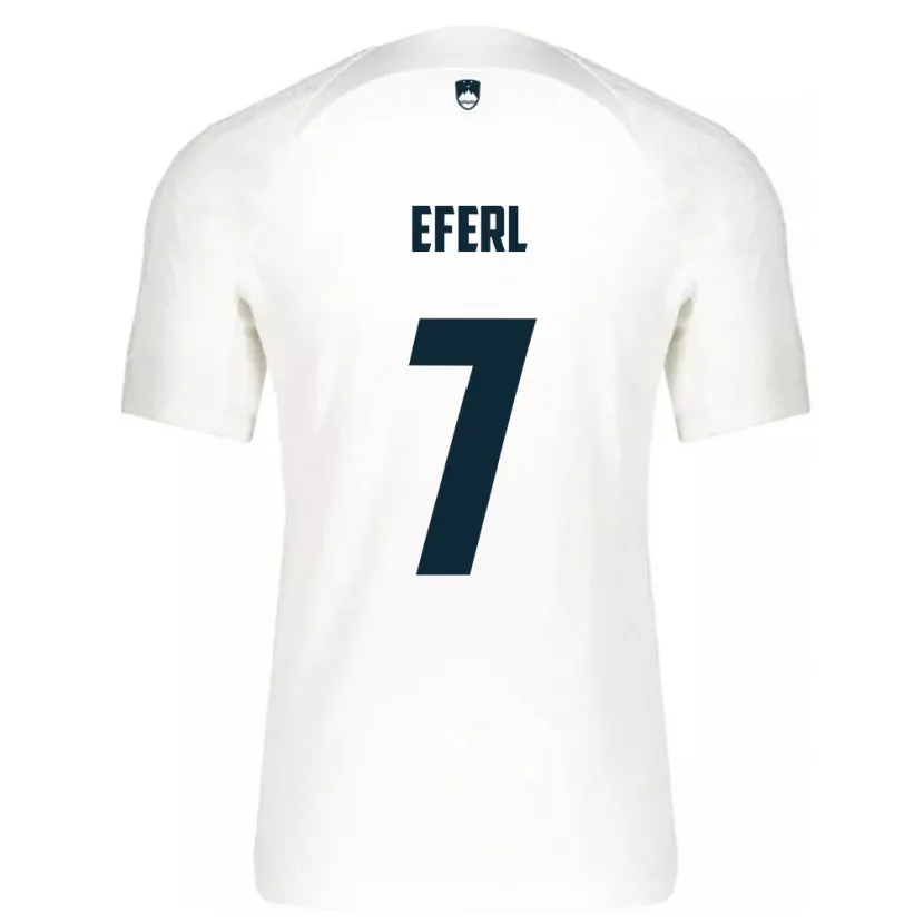 Danxen Herren Slowenien Anja Eferl #7 Weiß Heimtrikot Trikot 24-26 T-Shirt Schweiz