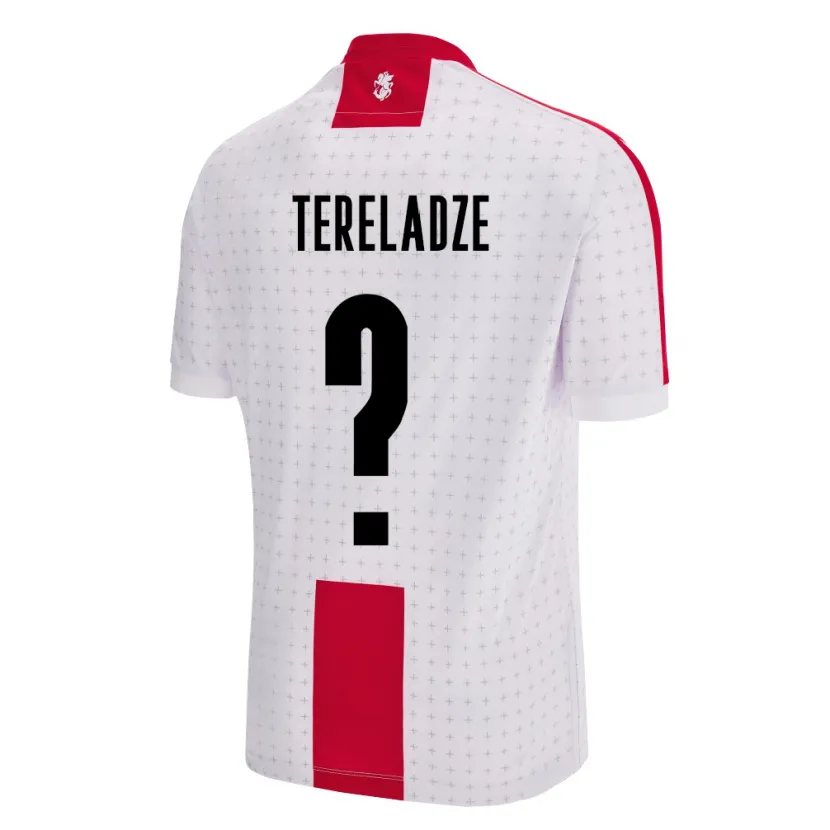 Danxen Herren Georgien Mate Tereladze #0 Weiß Heimtrikot Trikot 24-26 T-Shirt Schweiz
