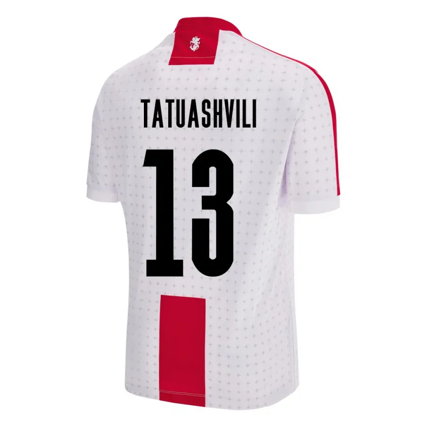 Danxen Herren Georgien Tamar Tatuashvili #13 Weiß Heimtrikot Trikot 24-26 T-Shirt Schweiz
