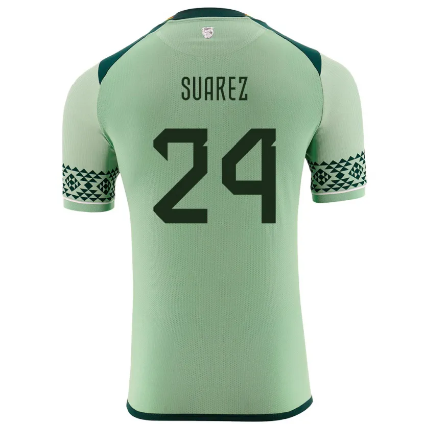 Danxen Herren Bolivien Marcelo Suárez #24 Hellgrün Heimtrikot Trikot 24-26 T-Shirt Schweiz