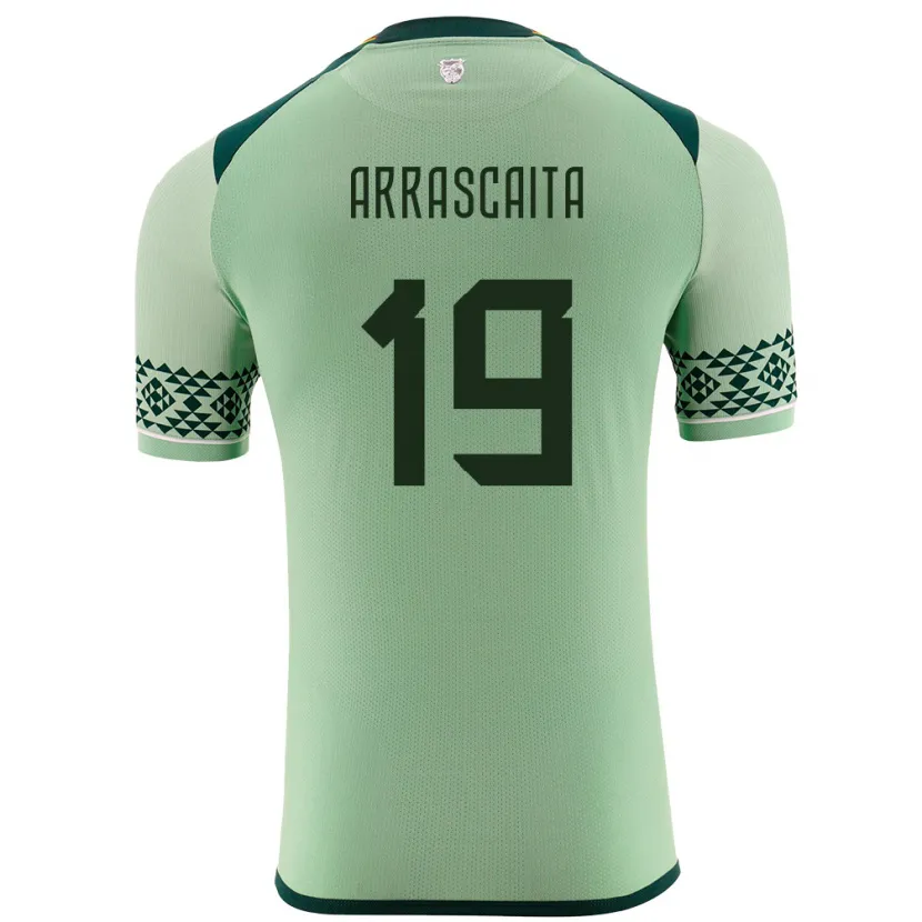 Danxen Herren Bolivien Jaime Arrascaita #19 Hellgrün Heimtrikot Trikot 24-26 T-Shirt Schweiz