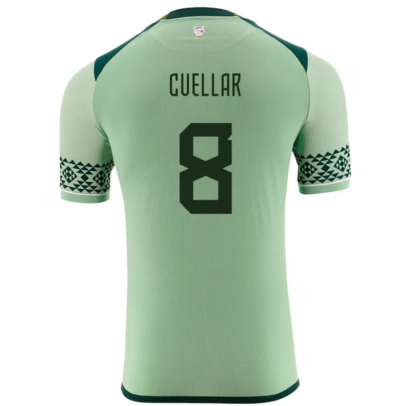 Danxen Herren Bolivien Jaume Cuéllar #8 Hellgrün Heimtrikot Trikot 24-26 T-Shirt Schweiz