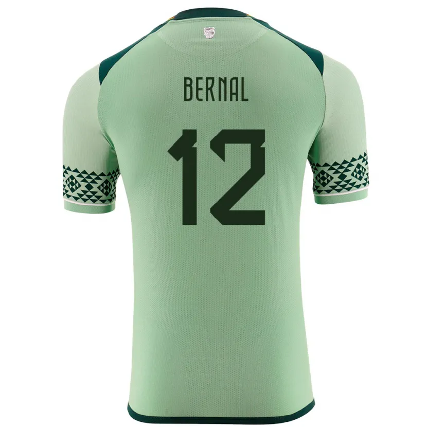 Danxen Herren Bolivien Joel Bernal #12 Hellgrün Heimtrikot Trikot 24-26 T-Shirt Schweiz
