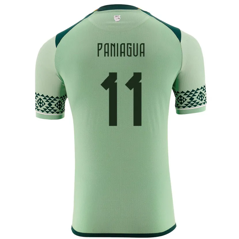 Danxen Herren Bolivien Moises Paniagua #11 Hellgrün Heimtrikot Trikot 24-26 T-Shirt Schweiz