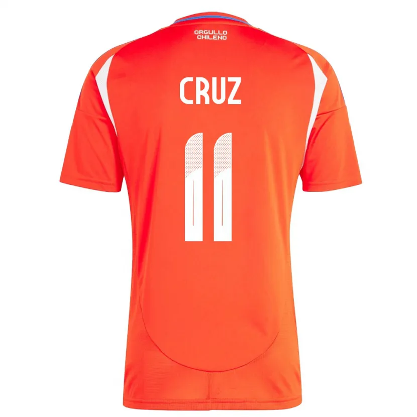 Danxen Herren Chile Joan Cruz #11 Rot Heimtrikot Trikot 24-26 T-Shirt Schweiz