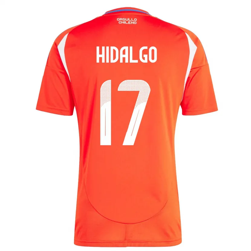 Danxen Herren Chile Fernanda Hidalgo #17 Rot Heimtrikot Trikot 24-26 T-Shirt Schweiz