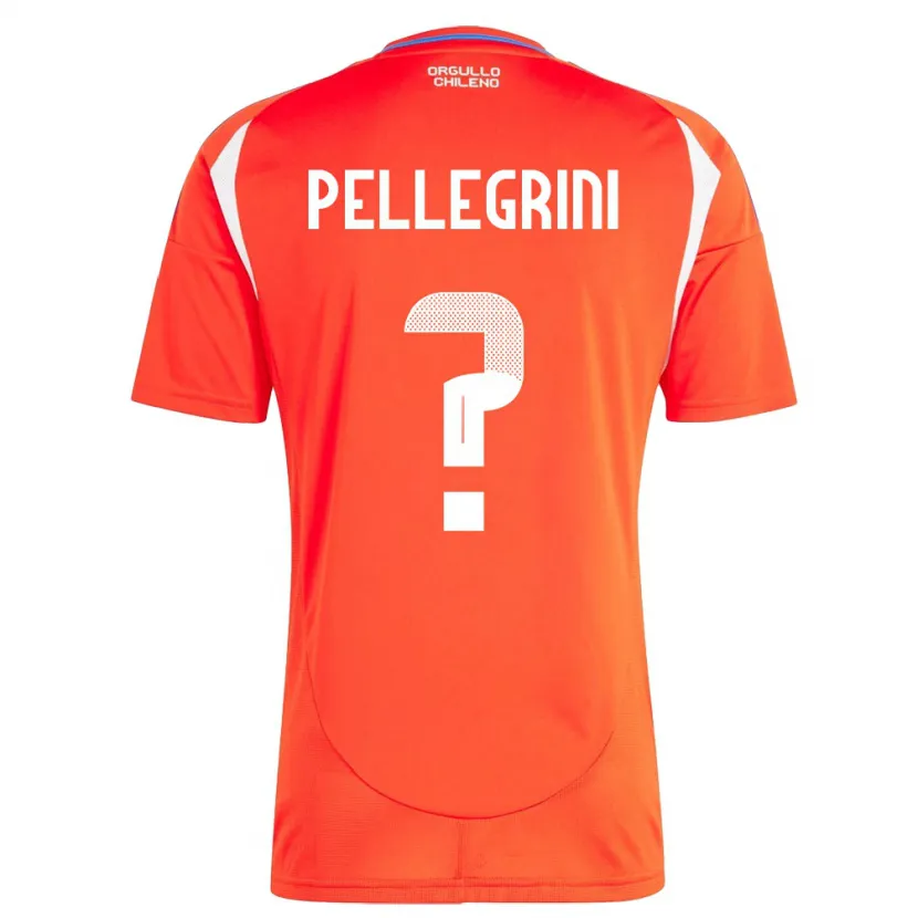 Danxen Herren Chile Maya Pellegrini #0 Rot Heimtrikot Trikot 24-26 T-Shirt Schweiz