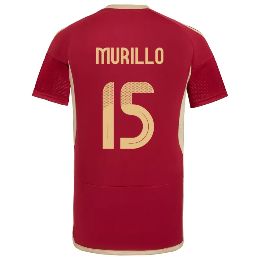 Danxen Herren Venezuela Jhon Murillo #15 Burgund Heimtrikot Trikot 24-26 T-Shirt Schweiz