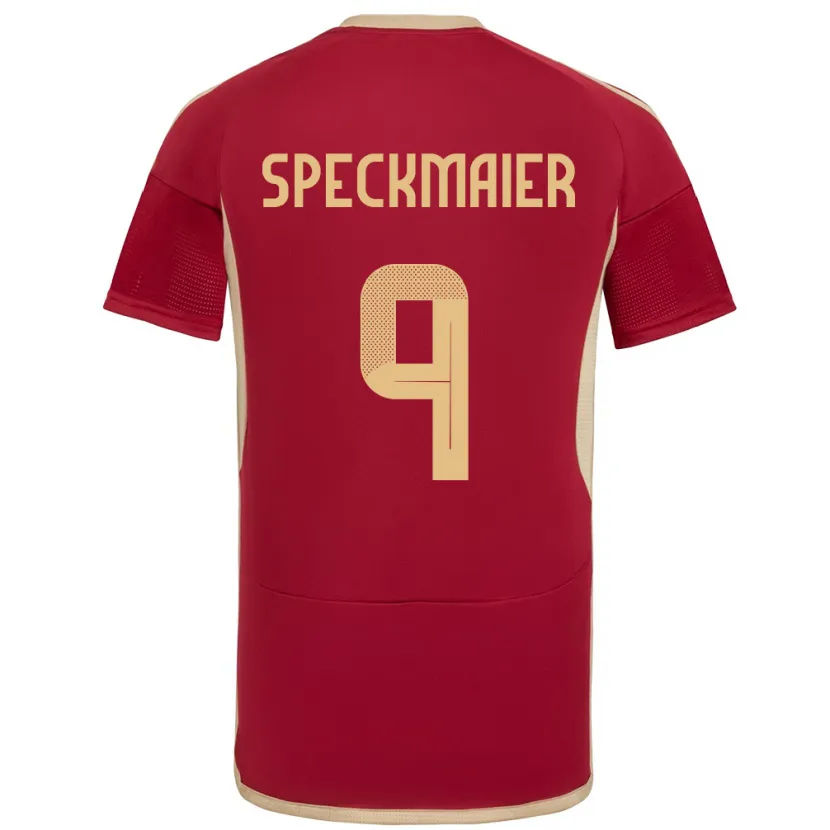 Danxen Herren Venezuela Mariana Speckmaier #9 Burgund Heimtrikot Trikot 24-26 T-Shirt Schweiz